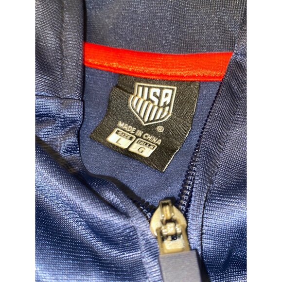 Icon Sports Officially Licensed USA Soccer Full Zip Training Soccer Track Jacket - Picture 3 of 7